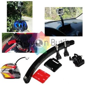 Resim Gopro Hero 2 3 3+ 4 5 - Kask Uzatma Ve Bağlantı Aparatı 