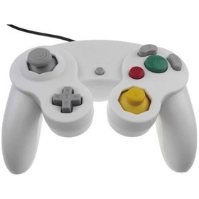 Resim Beyaz Kablolu Gamepad Nintendo Ngc Gc İçin Gamecube Denetleyicisi İçin Wii Wiiu Gamecube Joystick Joypad Oyun Aksesuarı 