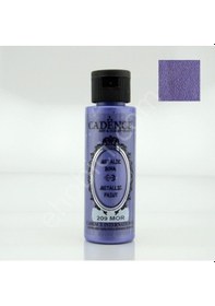 Resim Cadence Metalik Boya - 209 Mor 70Ml 
