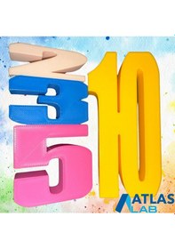 Resim Sayı Blokları - Montessori Toplama Blokları - Eğitici Oyuncak 