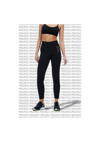 Resim Nike Graphic High Rise Leggings Yüksek Belli Kalın Tayt Siyah 