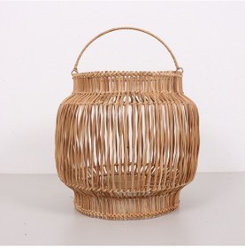 Resim Rota Rattan Mumluk 33x30x40 Bej 