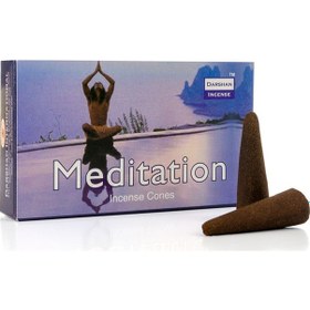 Resim Meditasyon Rahatlatıcı Ferah Kokulu Konik Tütsü 