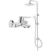 Resim Artema A42444 Solid S Banyo Batarya. Punto Plus 3S A4573 Tepe Duş Krom 