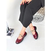 Resim Okira Bordo Rugan Oxford Ayakkabı 