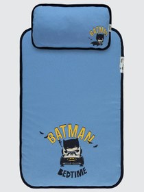 Resim Batman Erkek Bebek Alt Açma - Mavi - Açık İndigo / Standart 