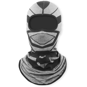Resim GP KOMPOZİT GP Kompozit Kışlık Motorcu Balaklava Maske Gri (1 Adet Boyunluk Buff Hediye) 