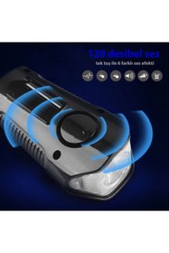 Resim DailyTech Bisiklet Işık Korna Lcd Hız Göstergesi Su Geçirmez Fener 
