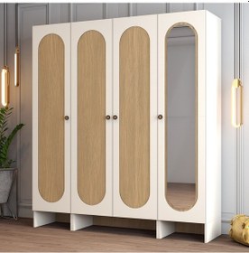 Resim Münih 4 Kapaklı 423 - Gardrop - Krem / Yunus Krem / Yunus 