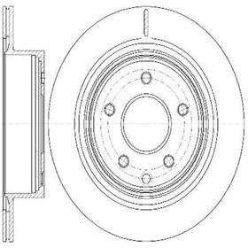 Resim Ferodo DDF1579 FREN DİSKİ ARKA KOLEOS 08- / 300ZX 03- QASHQAI 07- 