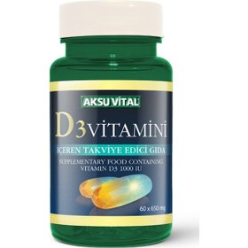 Resim Vitamin D3 60 Softjel 