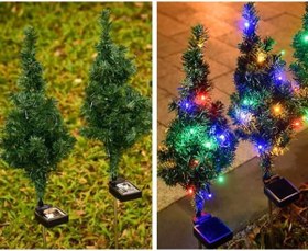 Resim Solar Dekoratif Çam Ağacı 