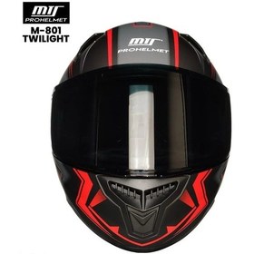 Resim Mts Pro Helmets M-801 Snake Full Face Motosiklet Kaskı Twilight 