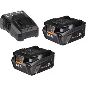 Resim Aeg Set LL1850SHD 2x5 Ah Yedek Akü + AL18G Şarj Cihazı 