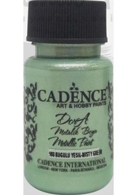 Resim Dora Metalik Boya 50 Ml. 193 Buğulu Yeşil Karışık Çok Renkli 