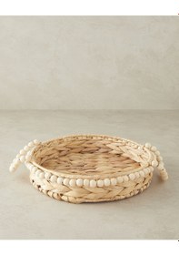 Resim English Home Chaplet Hasır Tepsi Kahverengi 