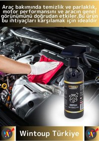 Resim Çevre Dostu Pratik Canlı Parlak Görünüm Kir Pis Yağ Araba Oto Motor Yağ Kir Temizleyici 