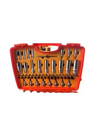 Resim Rico Rc1011 6 Köşe 1/2 1/4 Lokma Takımı 110 Parça 