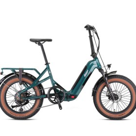 Resim Loop Coaster 20 Jant Md Katlanır Elektrikli Bisiklet (Yeşil-Gri) 