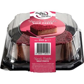 Resim Özsüt Dondurulmuş Vişneli Kadife Kalp Pasta 350 G 