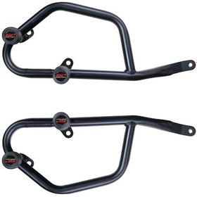 Resim GP Kompozit TVS Apache RTR 200 2022-2024 Uyumlu Motor Koruma Demiri Siyah 