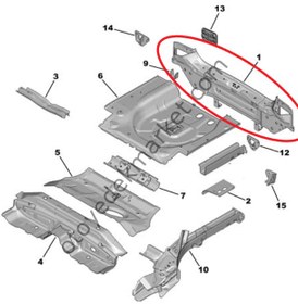 Resim Citroen C4 (2021-2024) Arka Panel (Orijinal) 