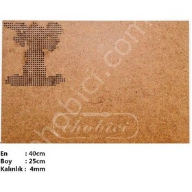 Resim Ahşap Kanaviçe Supla Ks01 40X25Cm 