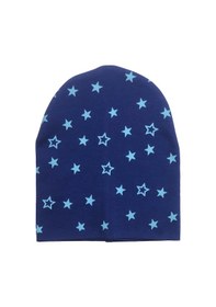 Resim Çift Katlı Penye Yıldızlı Bebek Bere 