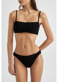 Resim DeFacto Regular Fit Bikini Altı-Fall in Love B7478AX24SMBK81 