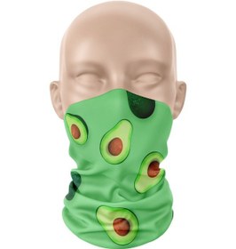 Resim Avokado Desenli Motosiklet Bandana Boyunluk Outdoor Balaklava 