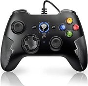 Resim EasySMX Wired Game Controller for Windows PC/PS3, Plug and Play USB Gamepad with Hall Effect Triggers, Long Life Buttons, Turbo Function, Campatible with Android TV BOX and Tesla- black 