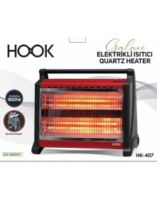Resim Hook HK-407 Elektrikli Quartz Isıtıcı 