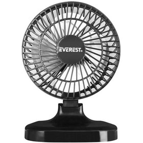 Resim Everest EFN-503 7" Masa Üstü Siyah Usb Fan 