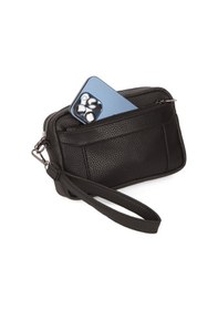 Resim Newish Polo Erkek El Askılı Portföy Clutch El Çantası New256 - Siyah 