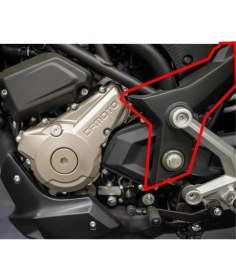 Resim Moto Express Cfmoto 250NK 2018-2025 Sol Sele Altı Braket Üstü Dekoratif Kapak Muhafazası A 