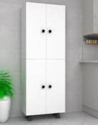 Resim HOME GALLERY %100 Mdf Çok Amaçlı Dolap Mutfak Banyo Kiler 50 Cm 