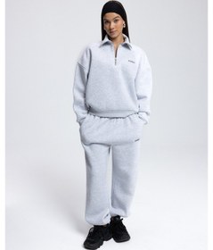 Resim Mai Studios Co. Ravel Fermuarlı Detay Karmelanj Eşofman Takım Kar Melanj 