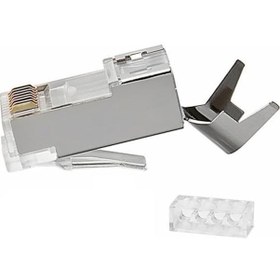 Resim Primex Q-J7100M Cat7 Metal Konnektör Rj45 Cat7 Jack + Ayraç 100 L 