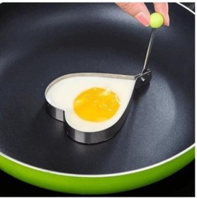 Resim Kalp Omlet Krep Kalıbı - 24242417176sa Metalik 