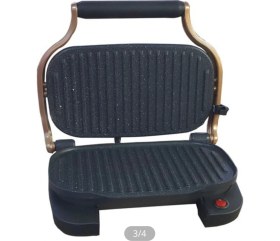 Resim Allians Mini Izgara ve Tost Makinesi, Antrasit, Kompakt ve Pratik Kullanım 