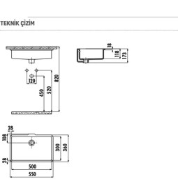 Resim Creavit Pisuvar (Üstten Su Girişli) TP630 