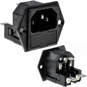 Resim Powermaster IC-213B C14 Power Şase Çift Fuselli Kulaklı 