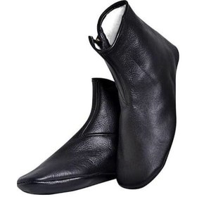 Resim Astarlı Koyun Derisi Fermuarlı Unisex Çorap Mest 