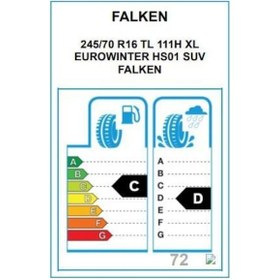 Resim Falken 245/70 R16 111H Xl Hs01 Suv Kış Lastiği 2021 