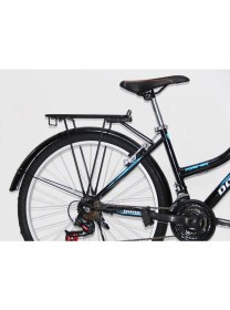 Resim Dorello Siyahdorello Bisiklet 2650 Model 26 Jant Bisiklet Şehir Bisikleti Çamurluklu Bagajlı 