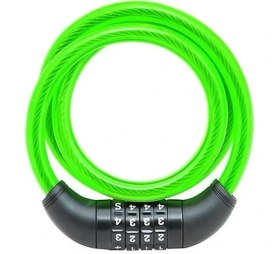 Resim Umt Cable Lock Kilit 12X1000 4 Şifreli Halat KLT-241 Yeşil 
