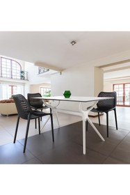 Resim Siesta Aır Masa 140 Beyaz 