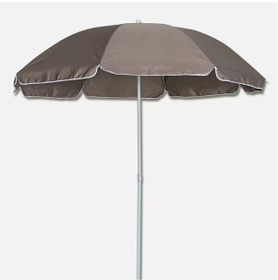 Resim Eğilebilen Plaj Şemsiyesi, Balkon Şemsiyesi, 200 cm Gri 