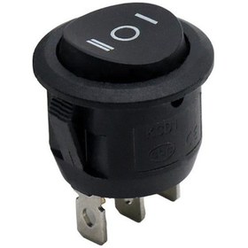 Resim Ic-134 Yuvarlak Işıksız On-off-on 3p Anahtar 