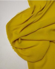 Resim Hardal Renkte Kırinkıl Şifon Kumaş 140x200cm-10939 Hardal 